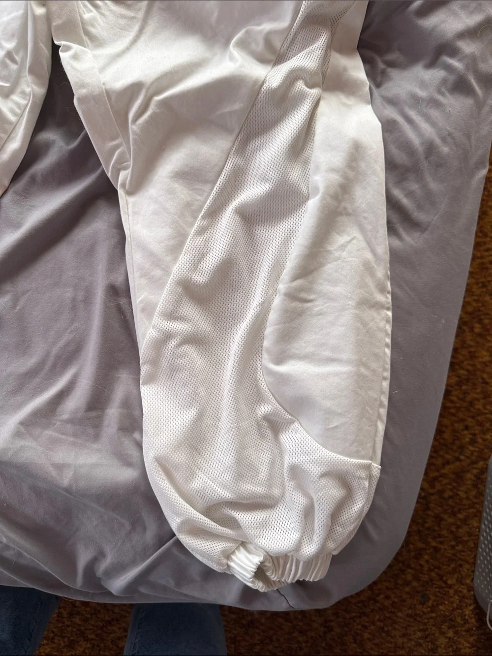 Nike Kids White Track Jacket and Joggers Set